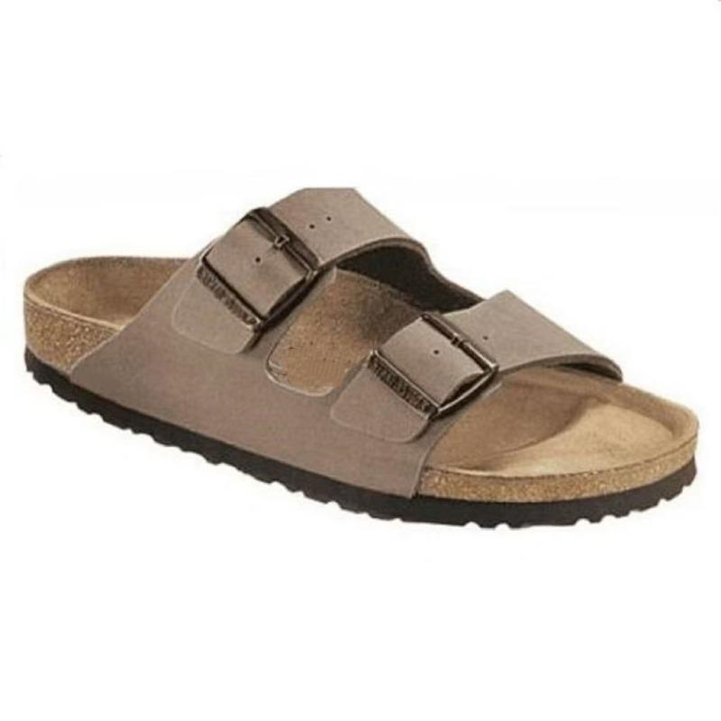 Cork sandals wish flat comfortable large size beach shoes slippers women