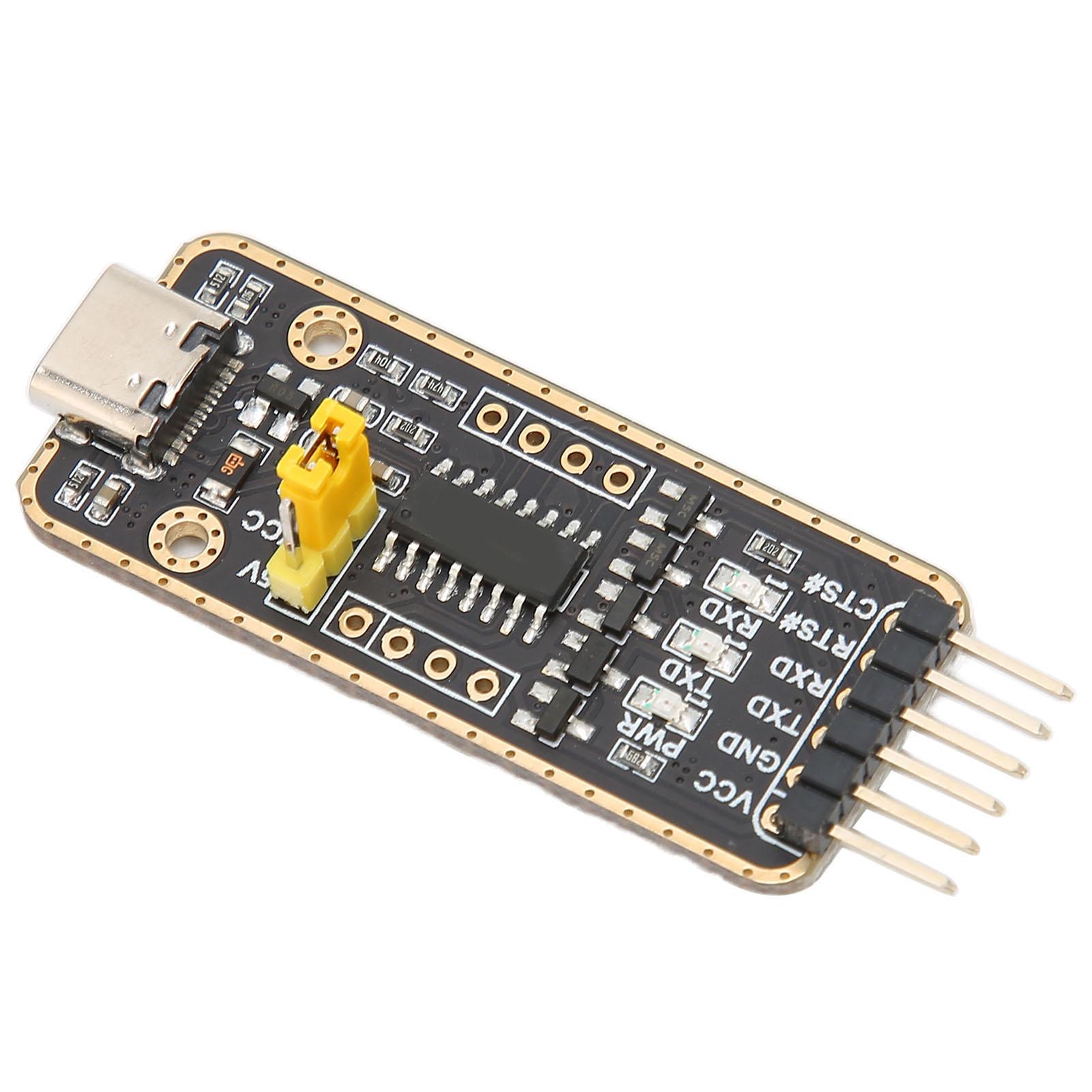 

USB to UART Ttl Adapter Type C Interface for CH343G Chip Overvoltage Protection 6PN Serial Converter Module for Win