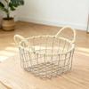 Storage Basket, Stainless Steel Woven Multi-Purpose Organizer, Large Capacity Stackable Fruit Bowl for Kitchen Bathroom Bedroom And More