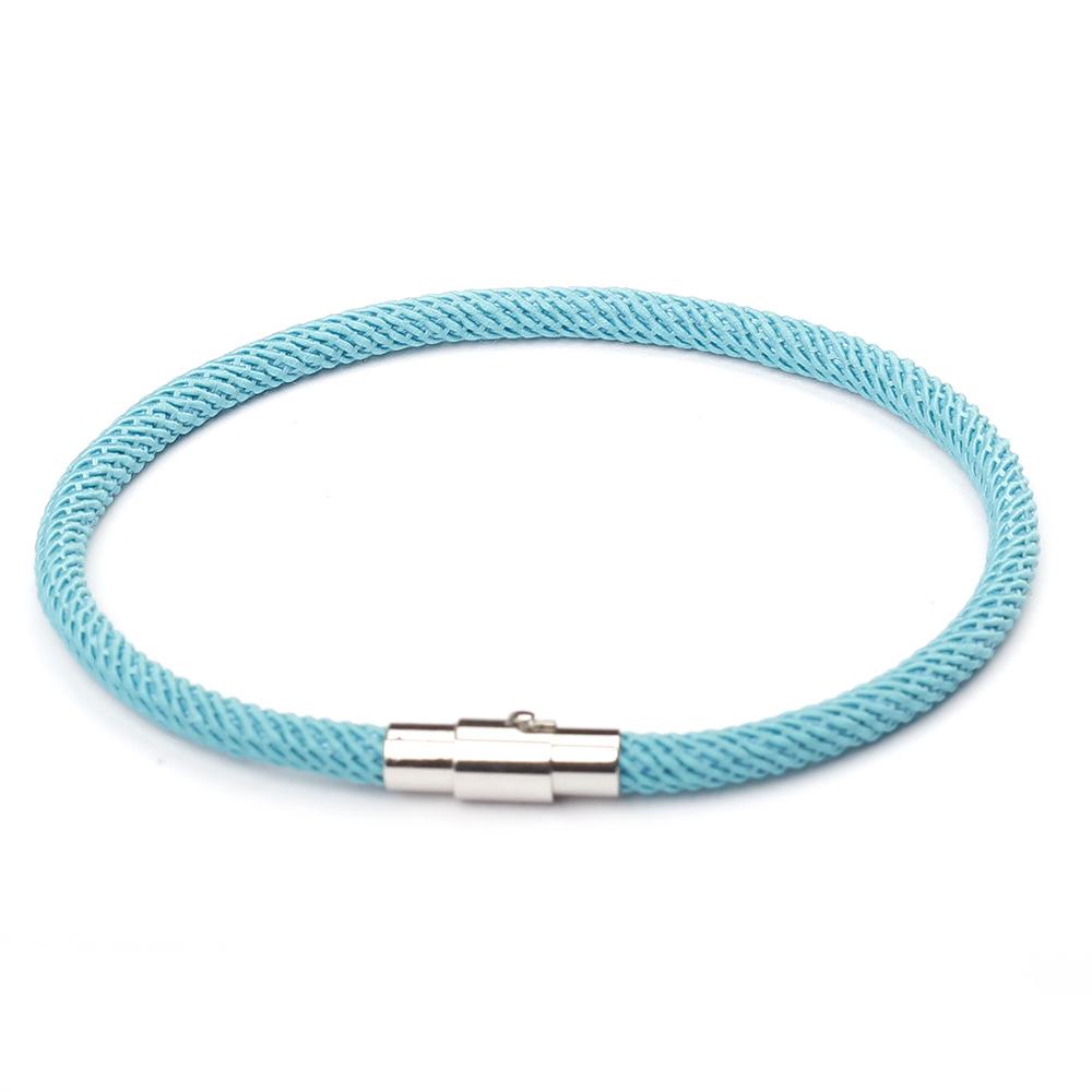VOQ New Magnetic Clasp Bracelet Bangle Lucky Red String Bracelets for Couple Valentine's Day Romantic Jewelry Gift Wholesale