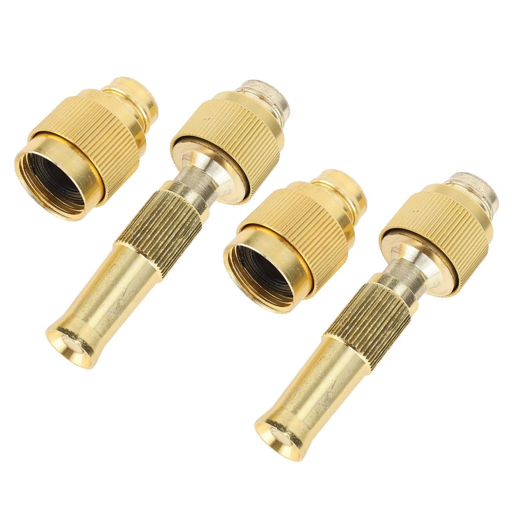 2 Set Garden Water Hose Nozzle Sprayer 7 GPM 80 PSI G1/2 Thread Inlet Connector Heavy Duty for Car