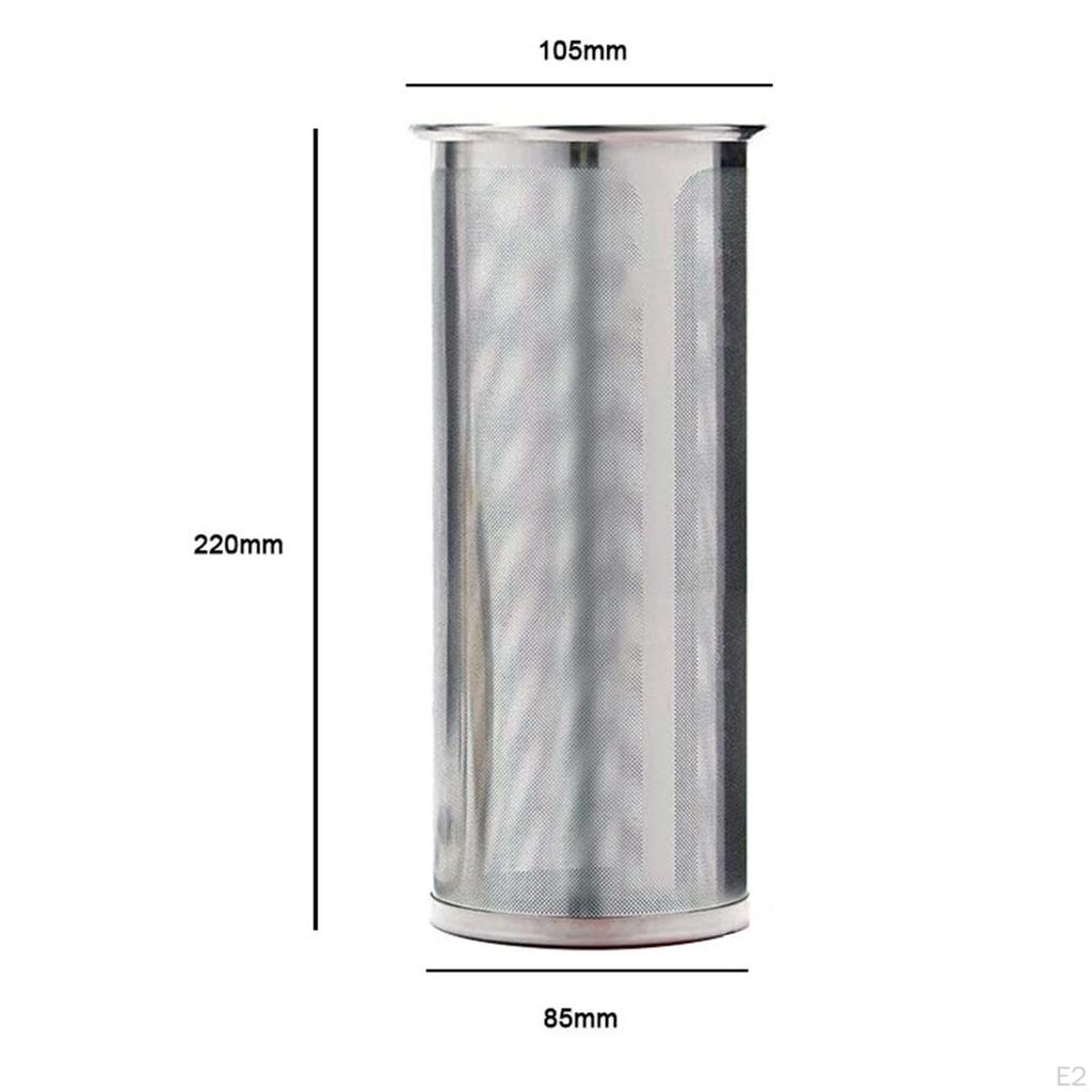 Cold Brew Coffee sitko Čajový filter Pevná viacúčelová sieťovina Voľný list pre