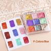 9-color Nail  Art  Solid  Pearlescent  Watercolor  Handmade  Paint  Set Nail Art Drawing Tool