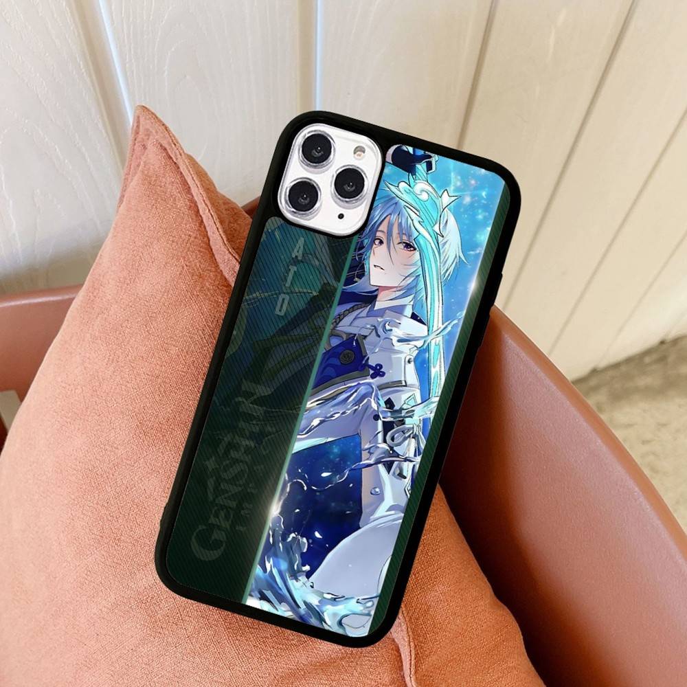 Game Genshin Impact For iphone 17 Air 16 15 14 13 12 11 Pro Max TPU+PC Plus Shockproof Back Phone Cover