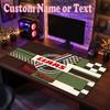 CLAAS Benutzerdefinierter Name Text Mauspadd, Große Schreibtisch-Mausmatte Personalisierte Home-Office-Geschenk