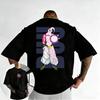 Dragon Ball Trendy Hot Items Anime Tshirt Summer New Majin Buu Front and Back Printed Men and Women Street Hiphop Casual Top