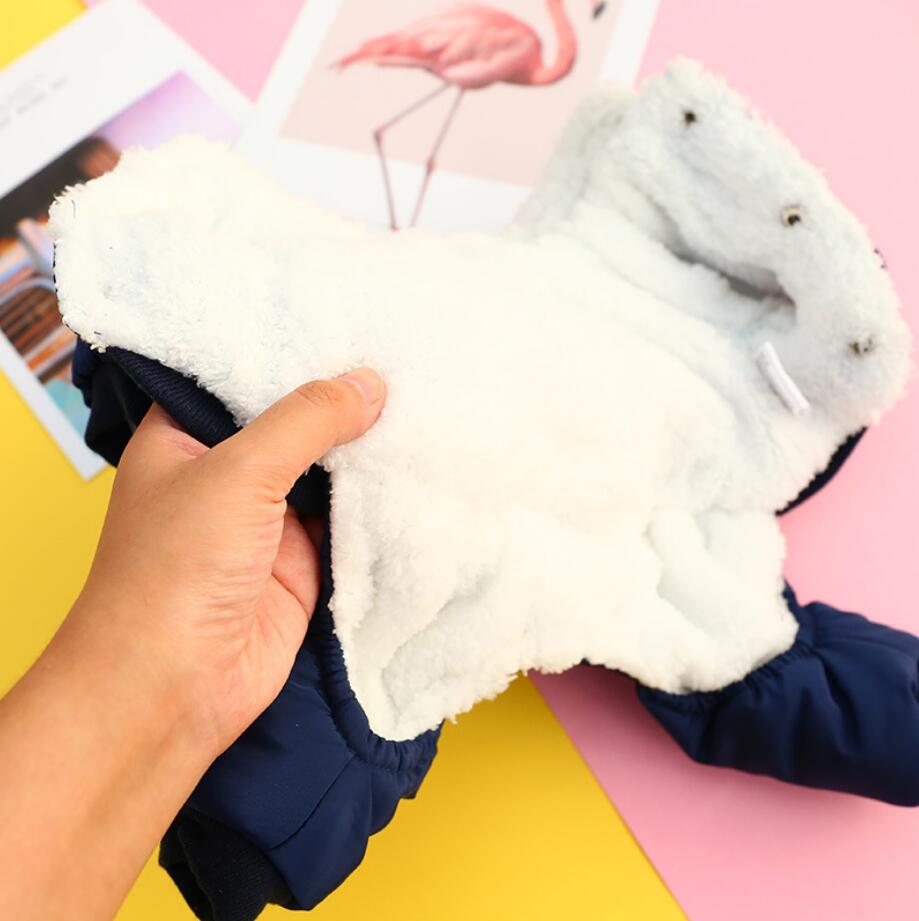 Χειμερινή Ολόσωμη Φόρμα Σκύλου Φλις Ολόσωμη Φόρμα για Σκύλους Ζεστό Παλτό Σκύλου Ρούχα Κατοικίδιων για Μικρόσωμους Σκύλους Μπουφάν Κουταβιού Ριγέ Ρούχα για Γιορκσάιρ Τεριέ