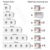 EIOMR EU Standard 16A Tempered Crystal Glass Panel Wall Socket Power Outlet Electrical Plug with Usb 5V 2100mA Ac110-250V White