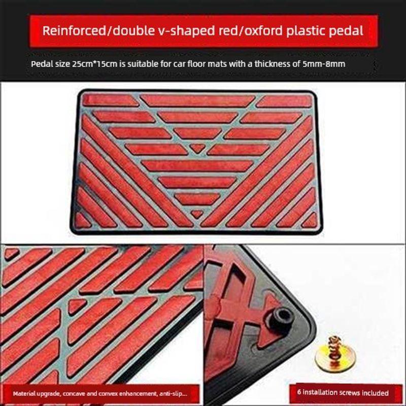 Driver's Car Floor Mat Repair Patch, Wear-Resistant Board, Anti-Wear Board, Anti-Slip Mat, Thickened Reinforced Plastic Oxford Tread