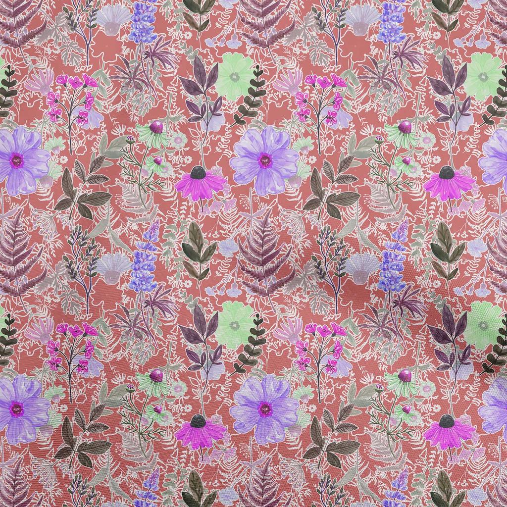 oneOone Cotton Flex Dusty Green Fabric Floral  Sewing Craft Projects Fabric Prints By Yard 40 Inch