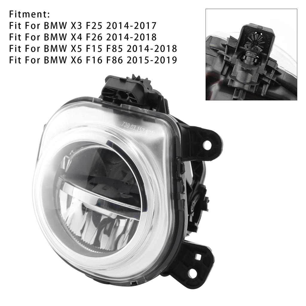 1 Pcs LED Front Right Fog Light For BMW X3 F25 X4 F26 X5 F15 X6 F16 63177317252