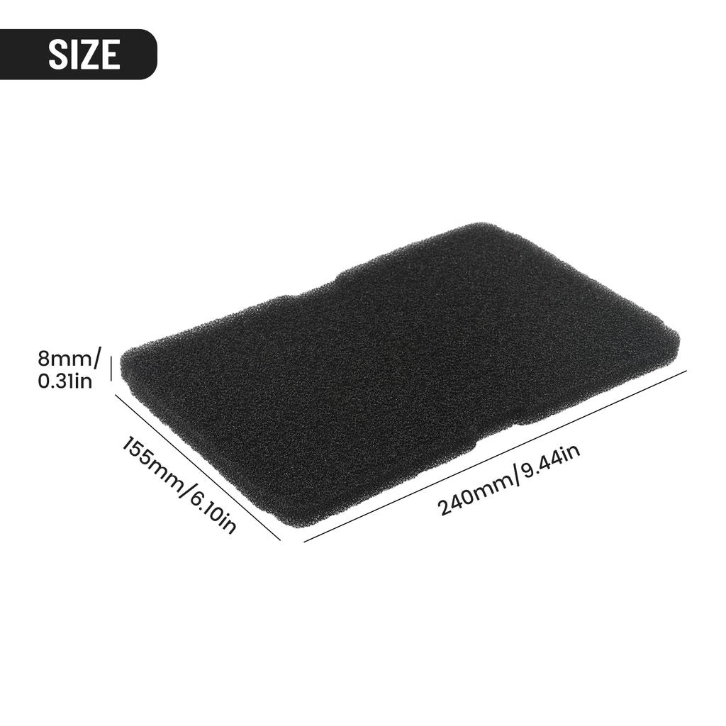 Maintain Vacuum Cleaner Efficiency, 2 PCS Sponge Filter for Beko/SMEG Tumble Dryers, Dust Prevention, Easy Installation