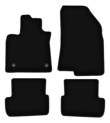 BASIC Black Velour Floor Mats For: Dacia Logan III Sedan, Station Wagon (2021-)