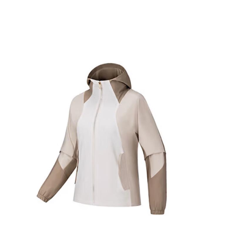 ANTA Women s Color Block Hooded Fleece Jacket S