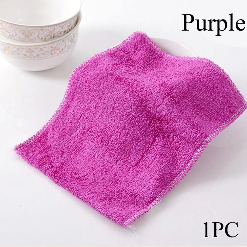 

1/5 шт. антижирная тряпка для мытья посуды из бамбукового волокна для влажной и сухой уборки кухни, моющие полотенца, бытовая губка для мытья посуды, впитывающие тряпки