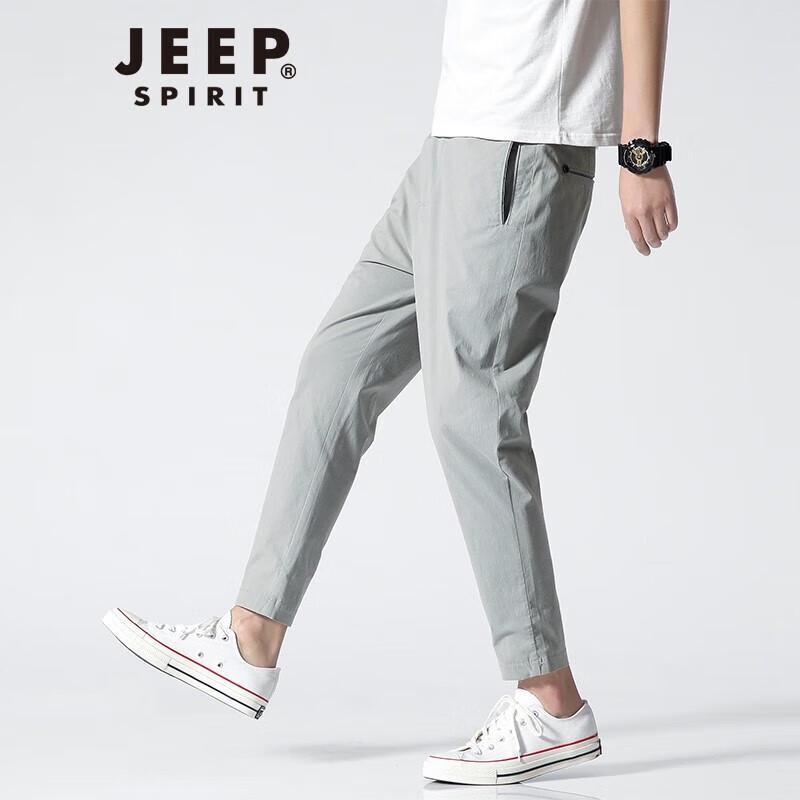 JEEP SPIRIT Men s Loose Fit Straight Leg Casual Pants 30