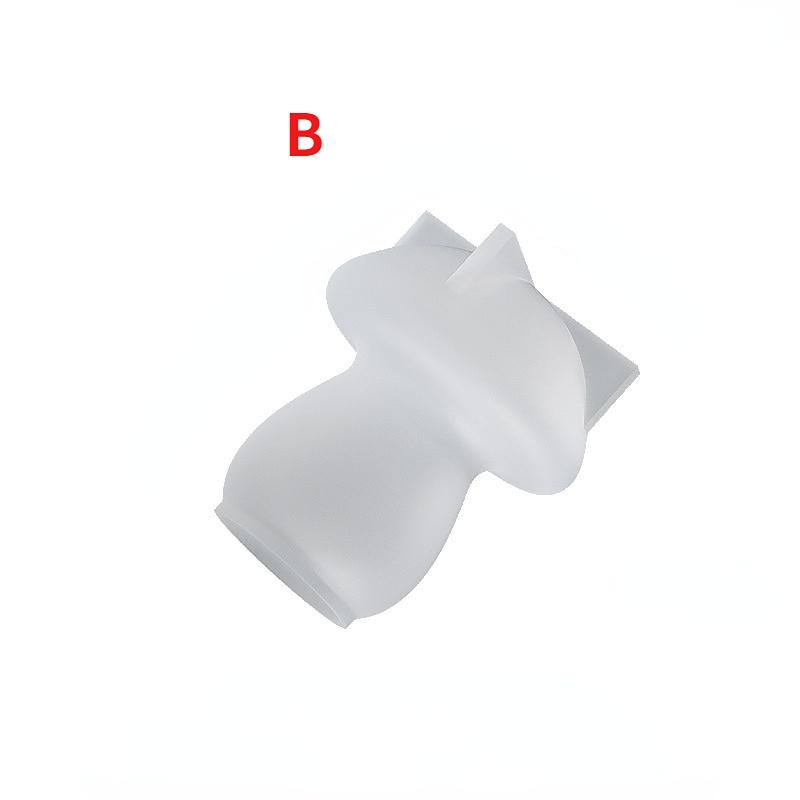 

1 шт. DIY гипсовая свеча зеркало смола гриб украшения силиконовая форма