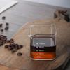 90/120Ml Square Espresso Measuring Cup With Scale Transparent Single Mouth Milk Jug Coffee Supplies Glass Kitchen Measure Mug