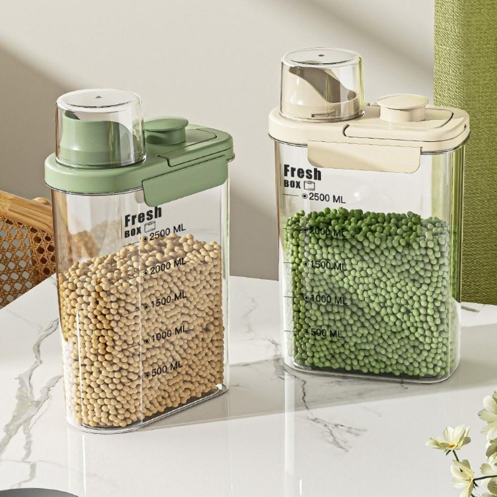 Transparent Sealed Storage Tank with Insect-Proof Lid Insect-Proof Grain Jar  Grain Storage