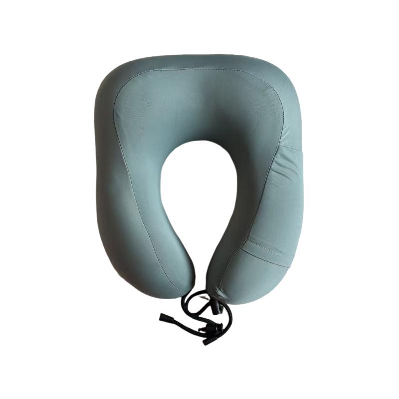 U-Shaped Ice Silk Memory Foam Neck Pillow for Cervical Support and Travel