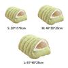 Winter Warm Cat Bed Thickened Semi-Enclosed Design Foldable Pet Dog Sleeping Bed Removable and Washable Small Pets Nest