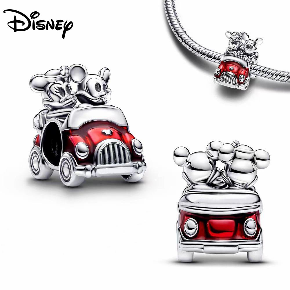 925 Silver New Pendant Stitch Charms Beads Fit 3mm Bracelet Necklace Women DIY Fine Festival Jewelry Gift