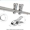 20Pcs Garden Clips, 2.3 Inch Greenhouse Clamps, Stainless Steel Greenhouse Clip for Netting, Heavy Duty Row Cover Clips with a Strong Grip