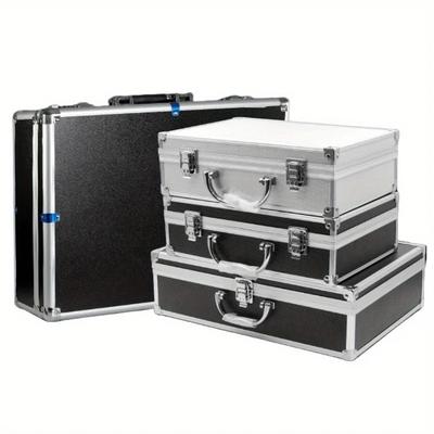 ToolBox Portable Aluminum Safety Equipment Tool Box Instrument Case Storage Box Suitcase Impact Resistant Case with Sponge
