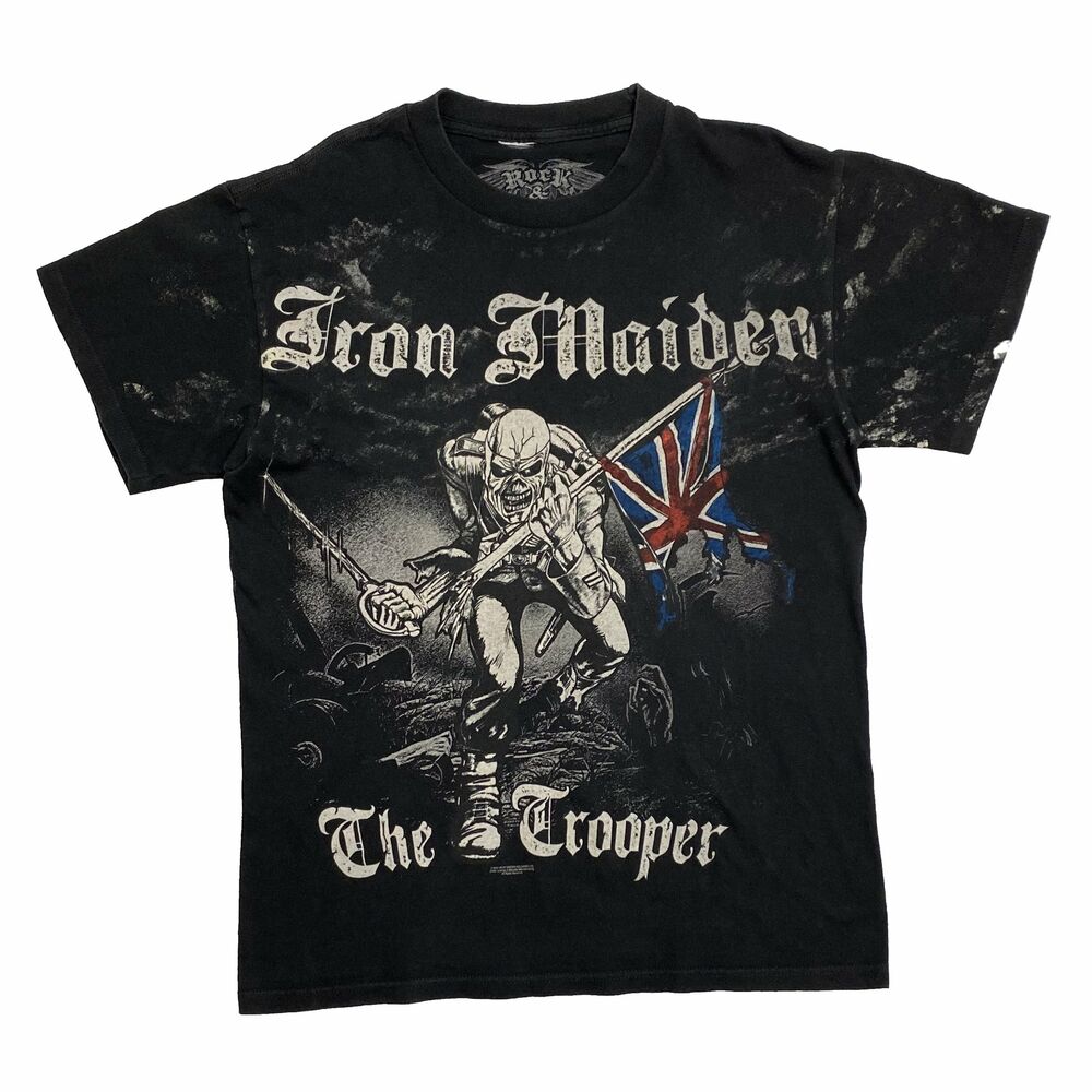 

Черная футболка унисекс Iron Maiden 2007 The Trooper со сплошным рисунком