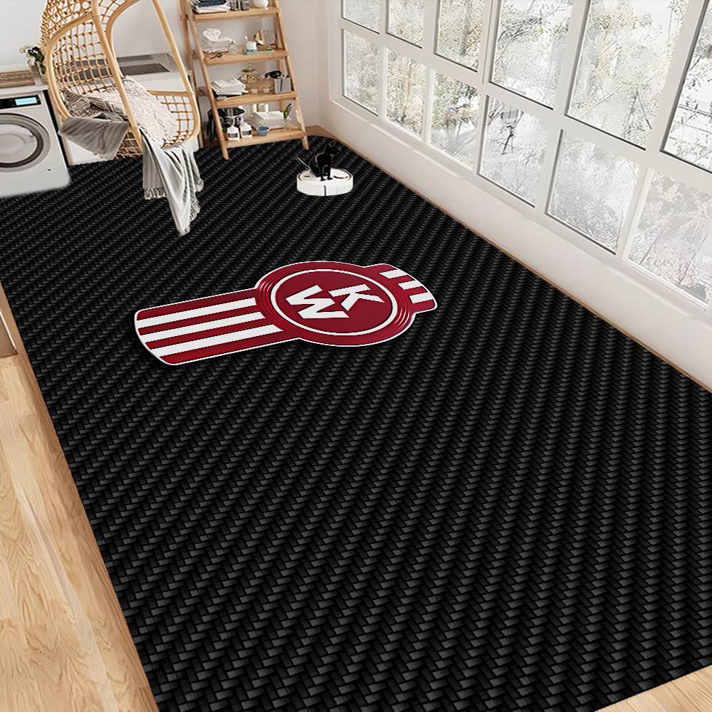 KENWORTH Logo Hallway Carpet Non-Slip Laundry Room Mat Laundry Decor Balcony Child Living Room Bedside Area Rugs