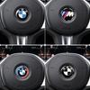 45mm Car Steering Wheel Decoration Badge Sticker Logo Accessories For 50th Anniversary 1 3 5 7 Seris E39 E36 E87 F20 E90 E70