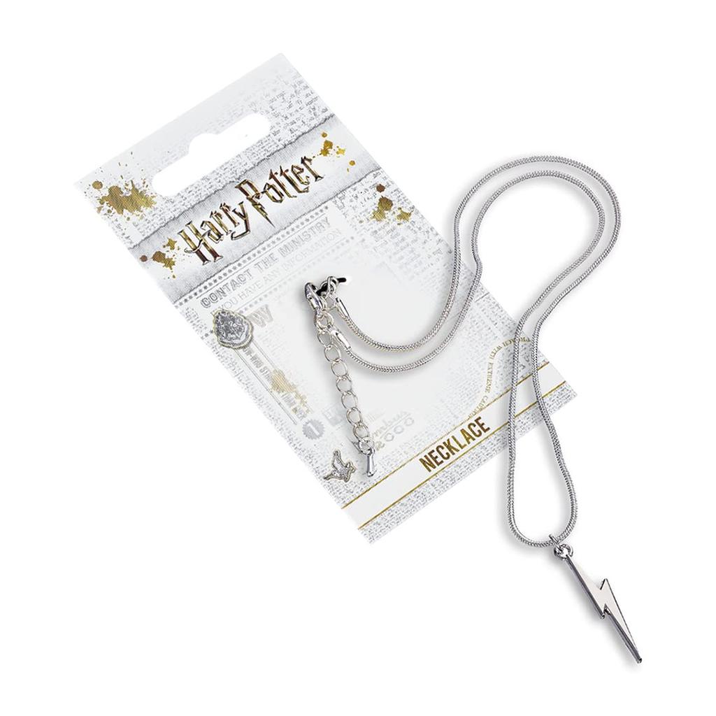 [U-Treasure] Harry Potter Merchandise Necklace Lightning Bolt Necklace for Women - Authentic Product, Imported from Overseas - Perfect Gift