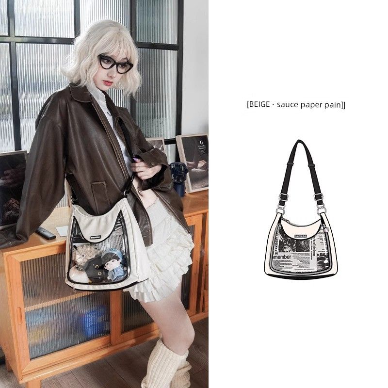 

Kuang Hua Cun Girl Everyday Joker Fancy Cartoon Backpack White