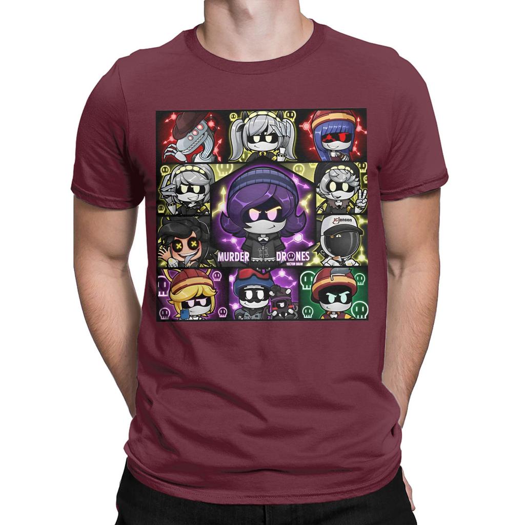 Mens Womens Murder Drones Fanart Chibis T Shirt Cotton New Arrival T-Shirt Uzi Doorman Top Clothing