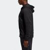 Adidas Sports Casual Hooded Zip-Up Jacket Men Outerwear Black FP8206