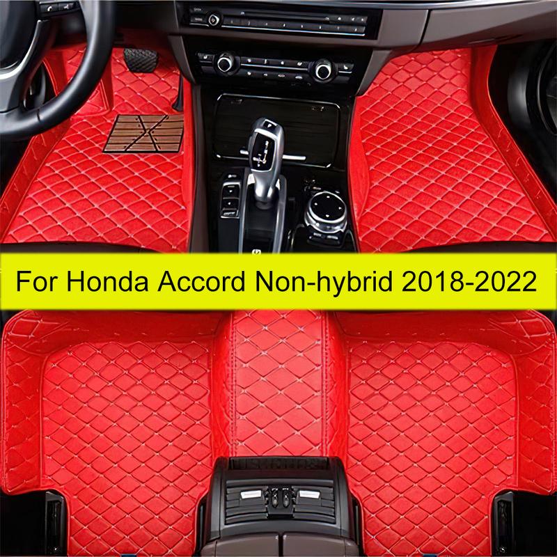 Car Floor Mats for Honda Accord Non-hybrid 2018     Auto Foot Pads Automobile Carpet Cover