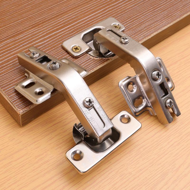 135° Stainless Steel Cabinet Hinges Soft Close Concealed Kitchen Cupboard Corner Hinges With Screws Replacement Hardware Kits