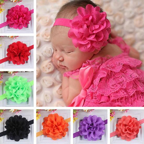 Baby Girls Kids Fashion Hollow Lace Flower Headband Headwear Hair Band Accessory