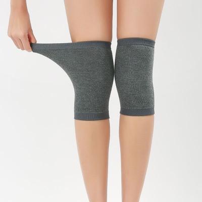 Unisex Short Fleece-Lined Knee Warmers for Autumn and Winter Anti-Slip Knee Covers for Sports Cold Protection In Air-Conditioned Rooms