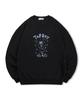 TOPBOY [Non-Fleece Or Fleece-Lined] Dancing Dog Print Sweatshirt (Type A)