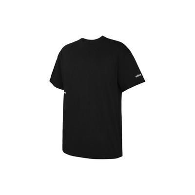 adidas Drop Shoulder Sleeve T-Shirt Unisex Black JI8476