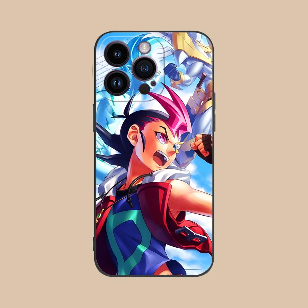 Yugioh Yuma Tsukumo Mobile Phone Case for iPhone 17 16 15 14 13 12 11 X XR XS 8 7 Air Pro Max Plus Mini Colorful Cover Luxury