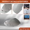 Car Side Mirror Cap Rearview Mirror Cover for Kia Picanto 2011 2012 2013 2014 2015 2016 2017 Left Right Unpainted White