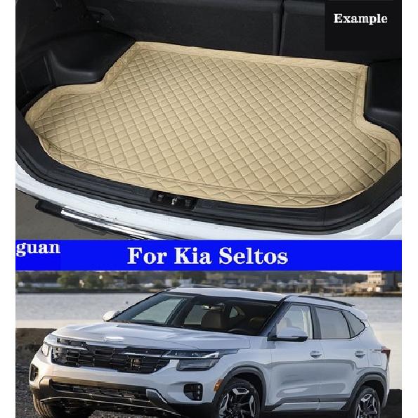 Высокобортный противоскользящий коврик в багажник для Kia Seltos 2024-2025