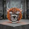 Full Face Animal Masque Halloween Tiger Masque, Realistic Head Crack-resistant PU for Masquerade Party Costume, Stage Performance Three-dimensional