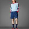 adidas Originals 3-Stripes 1/4 Zip Sweatshirt Golf Series Fashion Versatile Comfortable Striped Long Sleeve Sweatshirt Men Sweatshirt Clear-Sky JP2060