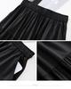 Women's A-Line Elastic Waist Skirt - Three-Quarter Length, Solid Color, Spring/Summer/Autumn Styles Available