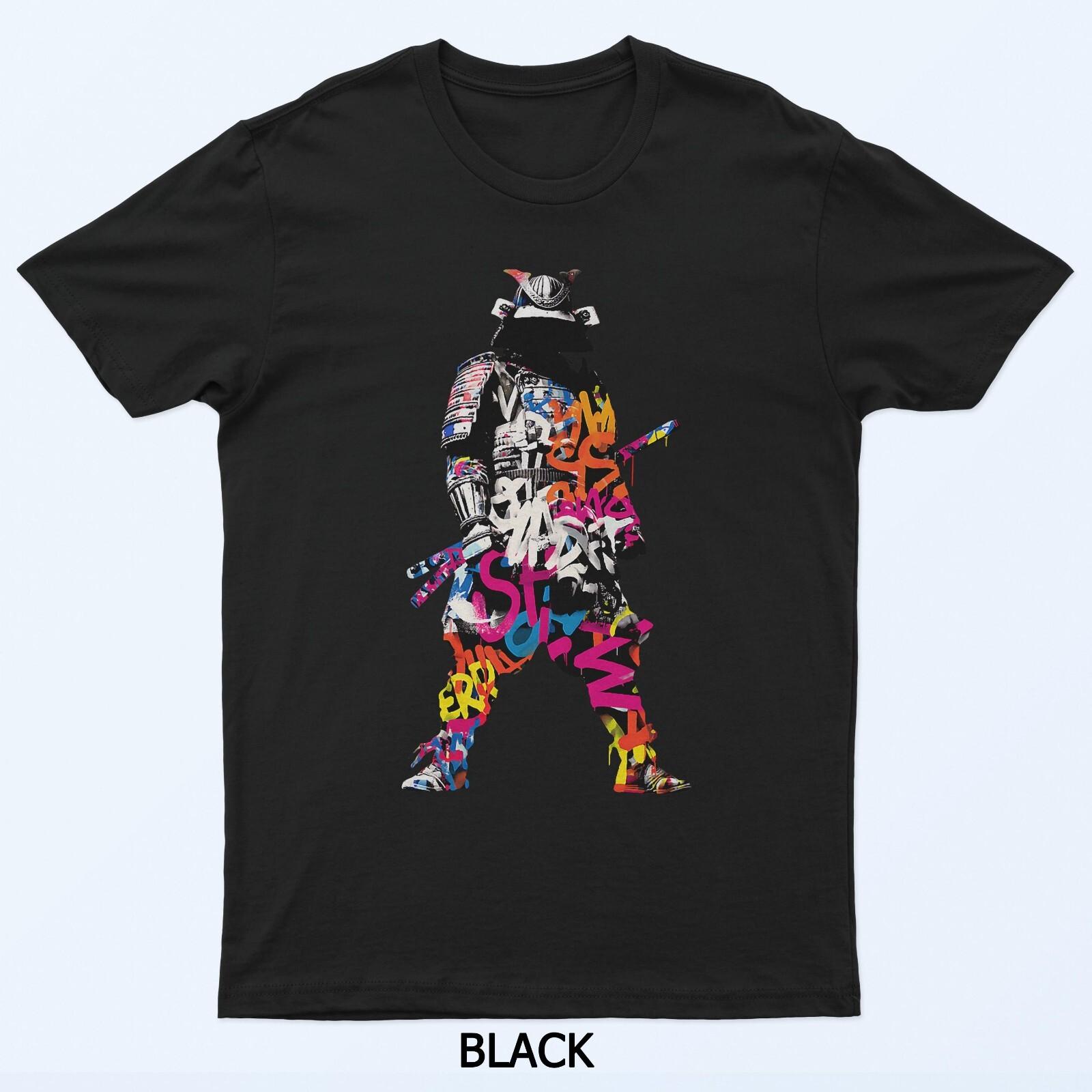 

Samurai Graffiti T-Shirt 4XL