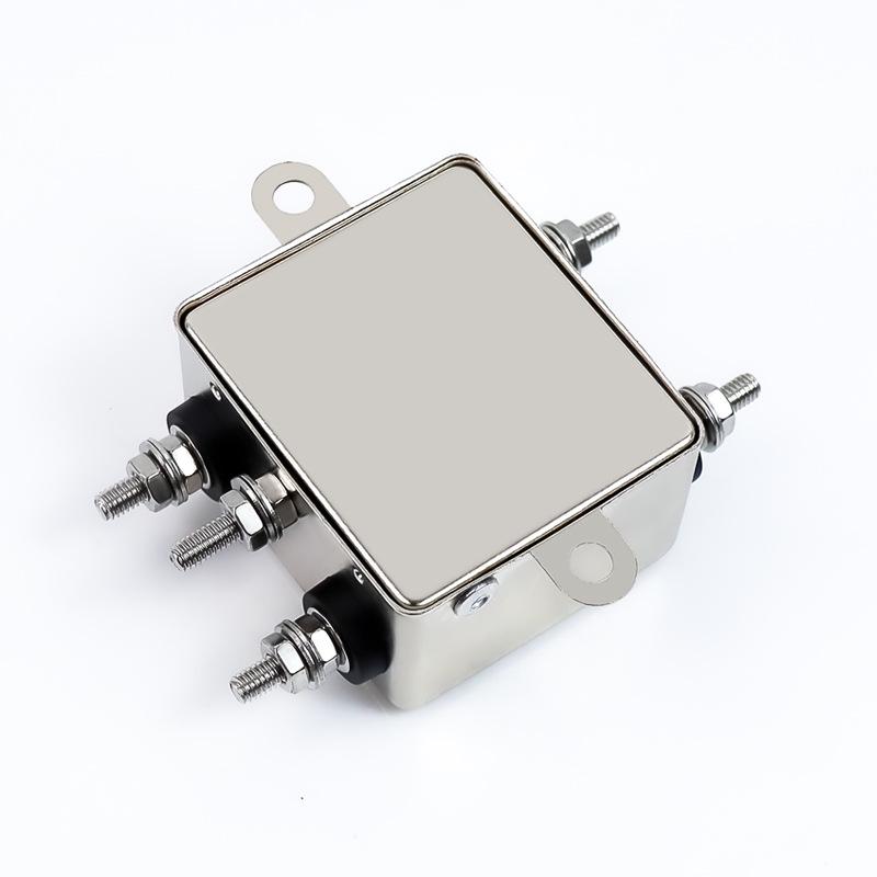 Power Filter CW3-20A-S, 3A/6A/10A/30A, 220VAC, Single-Phase Bolt-On