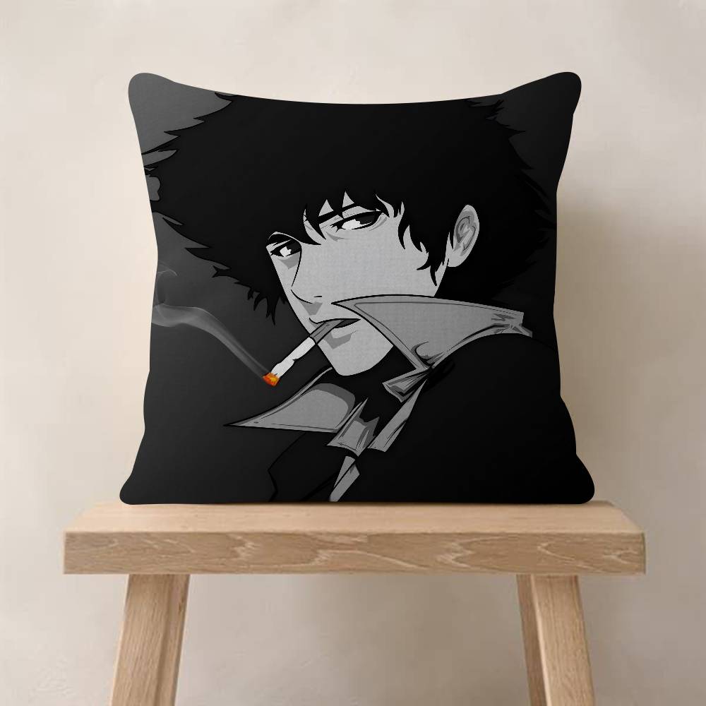 Pillow Gift Home Office Decoration Bedroom Sofa Car Cushion Cover Case x Cool CCowboys Bebop Anime